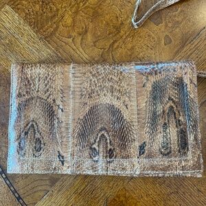 Genuine Snakeskin Clutch